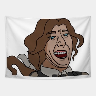 D.M. Laugh Cartoon Tapestry