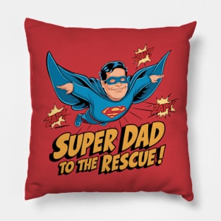 Super Dad to the Rescue - Father's Day Pillow