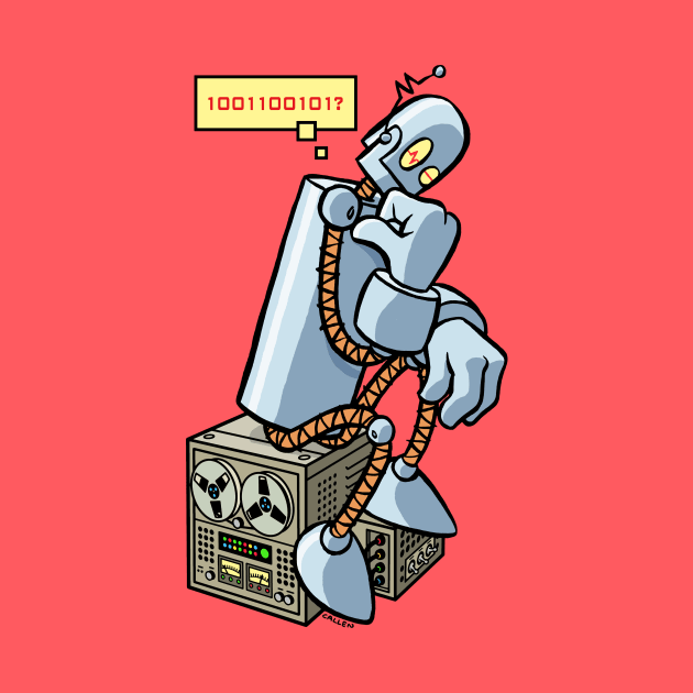 Robot Thinker by Angel Robot
