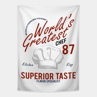 Worlds Greatest Chef Tapestry