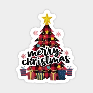 Merry Christmas Tree Magnet