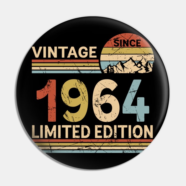 Vintage Since 1964 Limited Edition 59th Birthday Gift Vintage Men's Pin by Schoenberger Willard