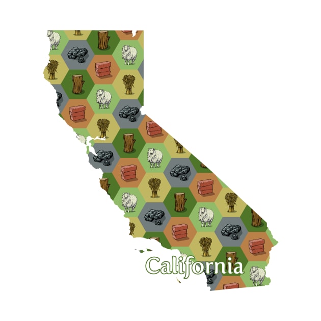 California State Map Board Games by adamkenney