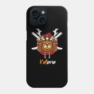 Katana Japanese Cat Samurai Pun Phone Case