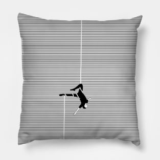 One man show(vertical) Pillow