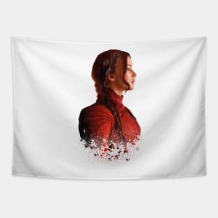 KATNISS EVERDEEN: MOCKINGJAY PT2 (VARIANT 2) LOW POLY Tapestry