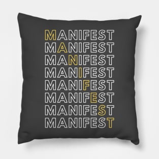 Manifest Mantra Pillow