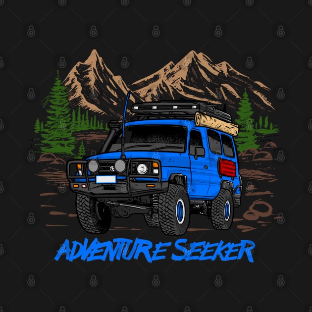 Land Cruiser Adventure Seeker - Blue by 4x4 Sketch