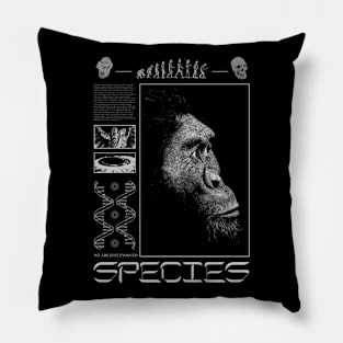 We are just evolved species negative Pillow