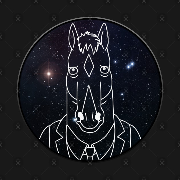 Space Bojack (B&W) by SmithyJ88