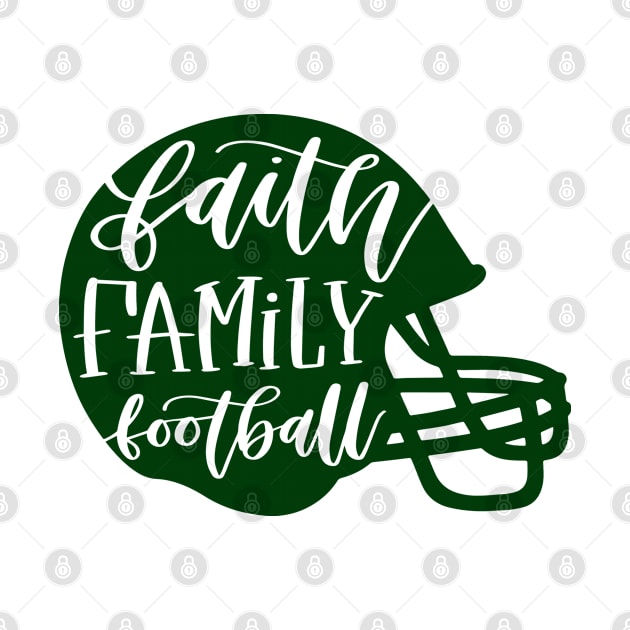 Faith Family Football - christian by Arts-lf