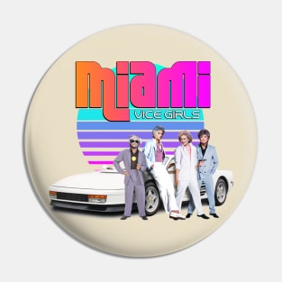 Miami Vice Girls Synth Pin