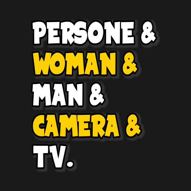 Person Woman Man Camera Tv by DZCHIBA