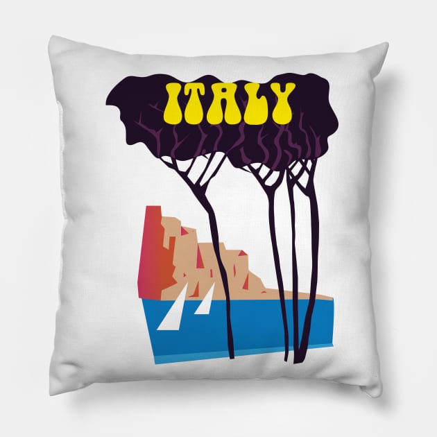 Italy Pillow by nickemporium1