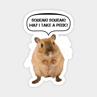 Hamster Squeak Magnet