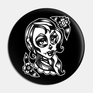 Lupe day of the dead girl Pin