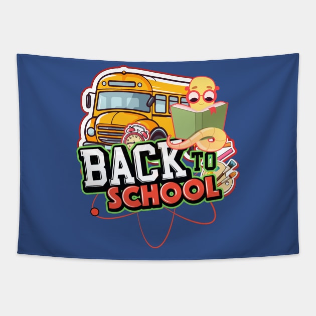 Back To School, first day of school , kindergarten, humor Tapestry by twitaadesign