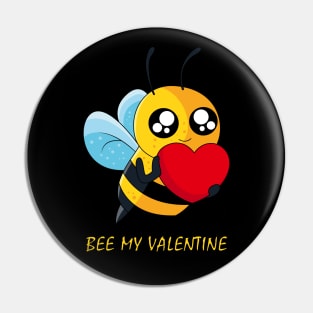 Bee my Valentine - Cute Animals Pin