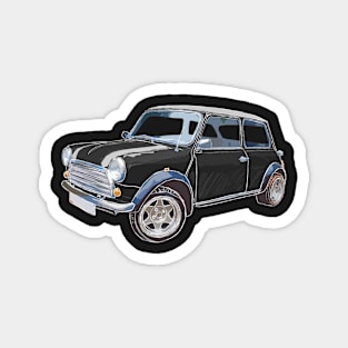 Another Classic Mini Chalk Black Magnet