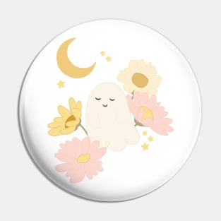 Moon Flower Ghost 3 Pin