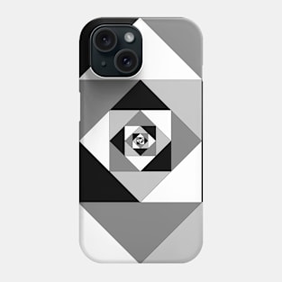 3D Animator 3D Printing black and white pattern Phone Case