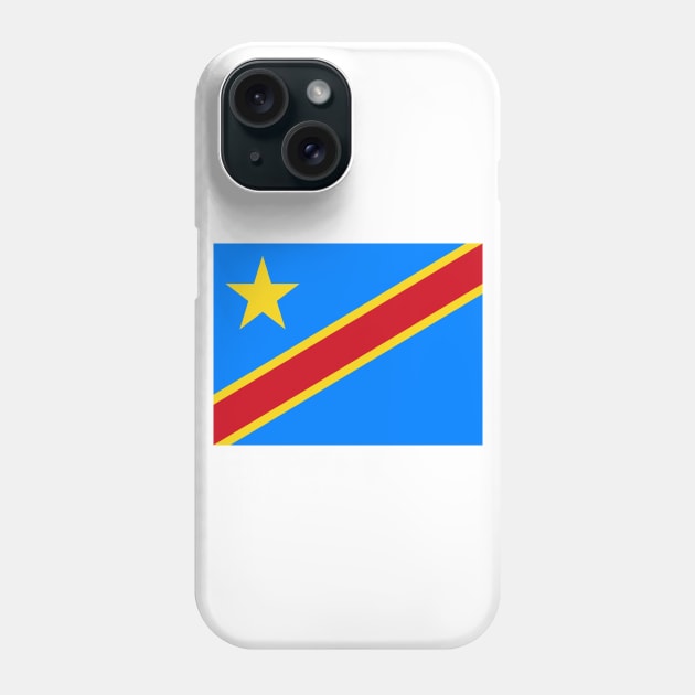 Flag of The Democratic Republic of The Congo Phone Case by COUNTRY FLAGS