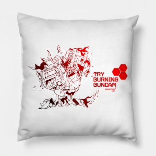 try burning gundam Pillow