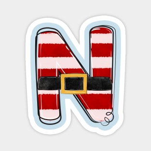 Letter N (Christmas Alphabet) Magnet