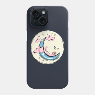 Moon and Cat Phone Case