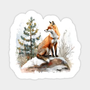 Fox Lovers Magnet