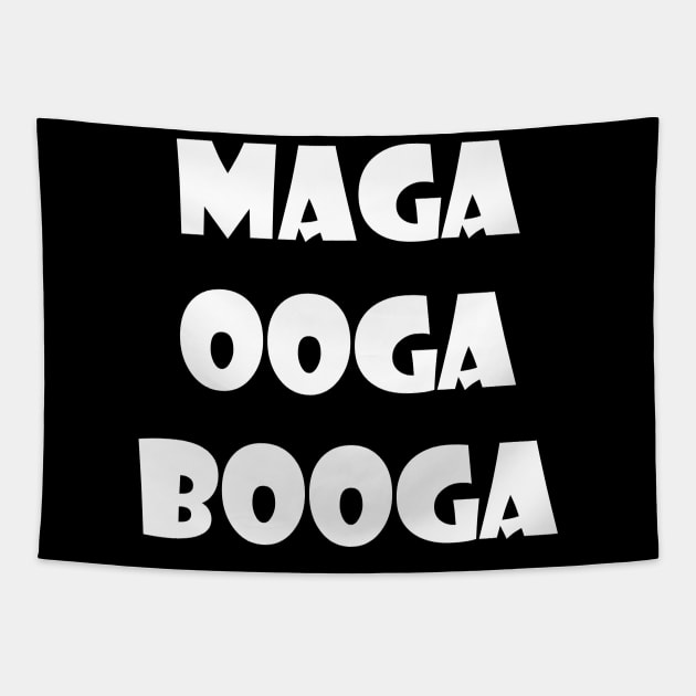 maga ooga booga Tapestry by Phantom Troupe