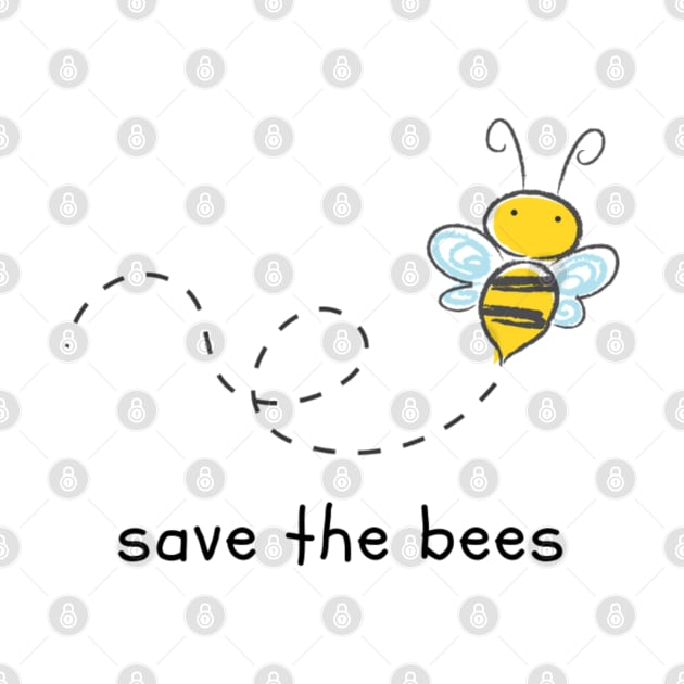 Save the Bees by NoColorDesigns