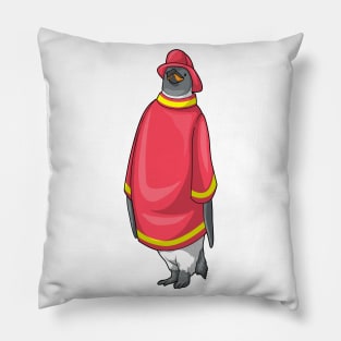 Penguin Firefighter Fire department Pillow