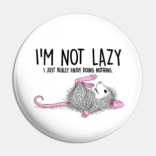 Lazy rat Pin