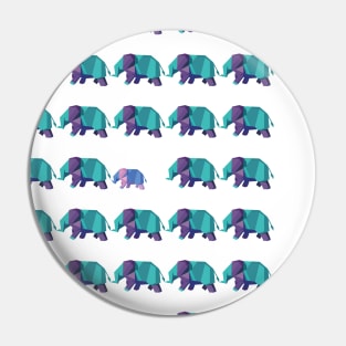 Elephantastic Geometrics: A Kaleidoscope of Joy! Pin