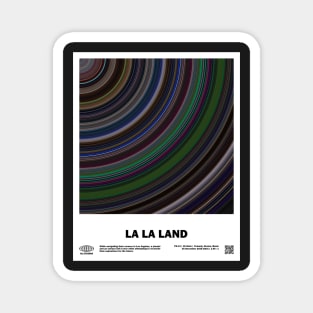 minimal_La La Land Abstract Circular Art Movie Magnet