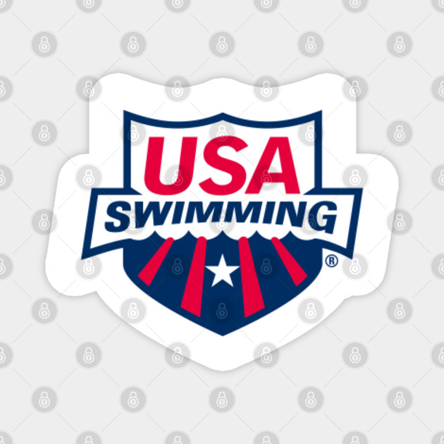 Usa Swimming Team Logo Usa Swimming Logo Swim Swimming Usa Magnes Teepublic Pl