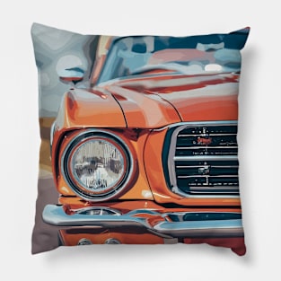 Vintage Car Pillow