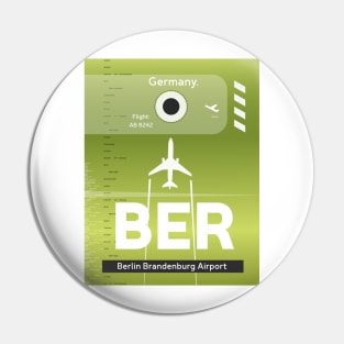 BER BERLIN AIRPORT CODE Pin