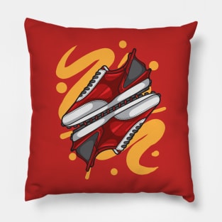 DyBreak Red Retro Sneaker Pillow