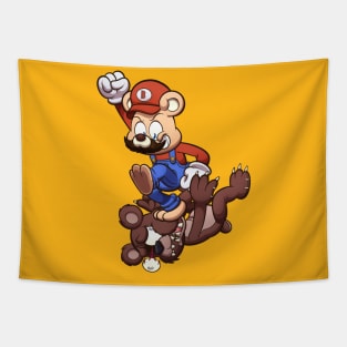 Italian Plumber Teddy Bear Tapestry