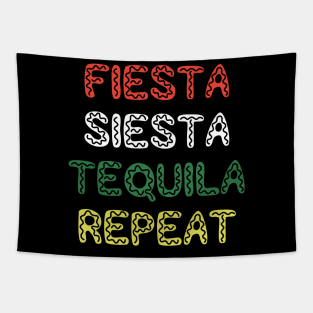 Fiesta Siesta Tequila Repeat Tapestry