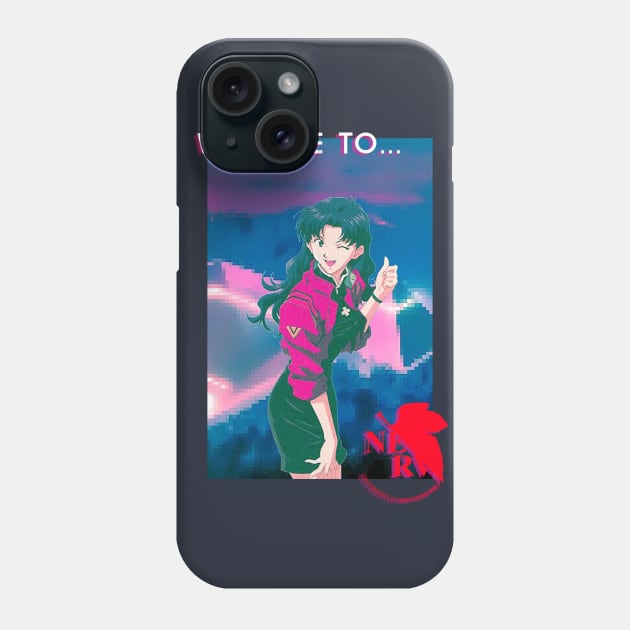 Misato Katsuragi Phone Case by tGst09