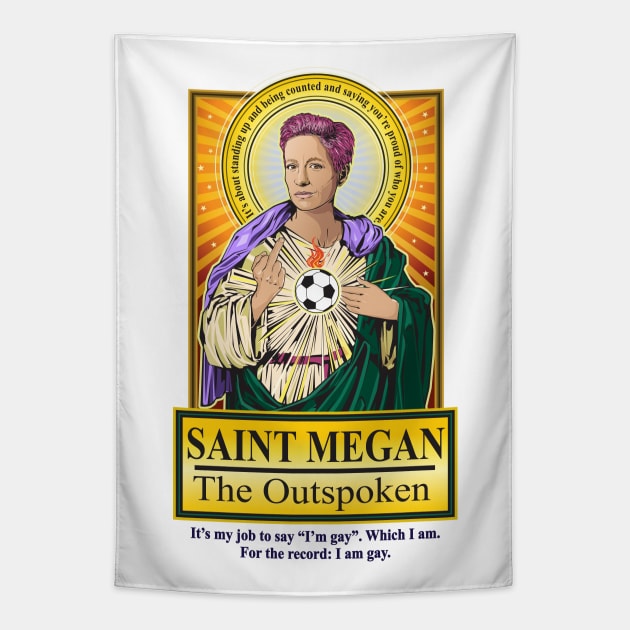 Saint Megan Tapestry by Pop Art Saints