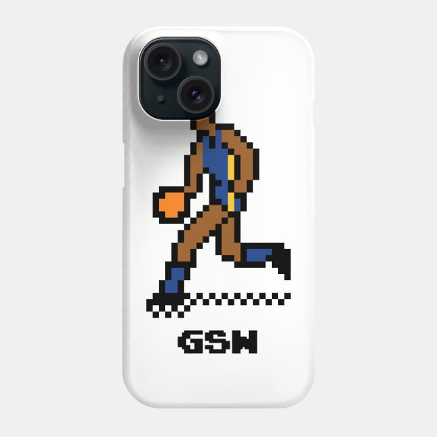 8-Bit Basketball - Golden State Phone Case by The Pixel League