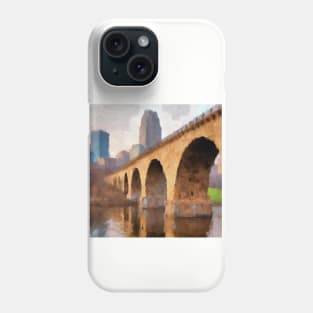 Stone Arch Bridge Minneapolis Phone Case