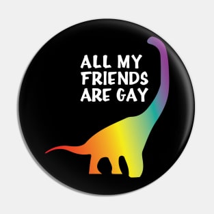 All my friends are gay Pin
