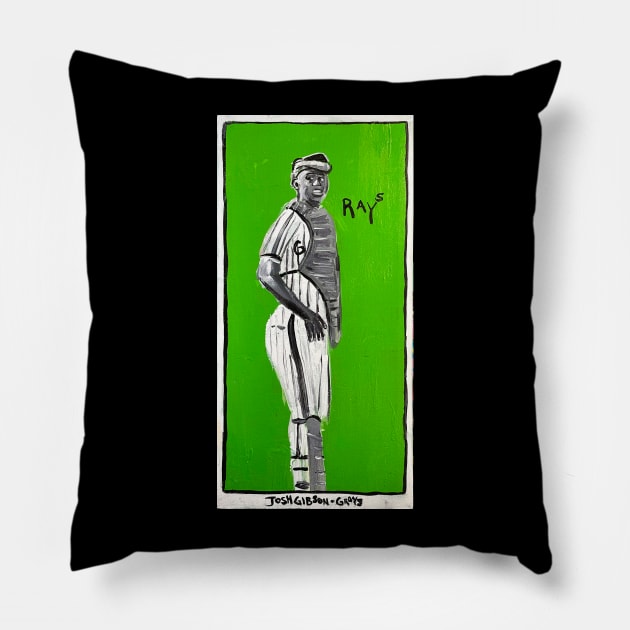 Josh Gibson Pillow by ElSantosWorld