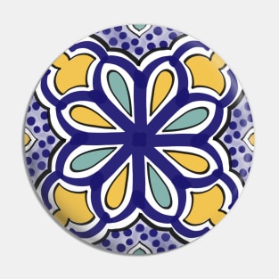 Geometric portuguese tile Pin