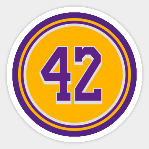 lakers 42 jersey